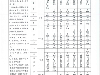 必威西汉姆联2024-2025学年度校历